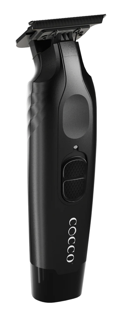 Cocco Veloce Pro Cordless Trimmer w/ Digital Gap Ambassador DLC Blade + Black Charging Stand