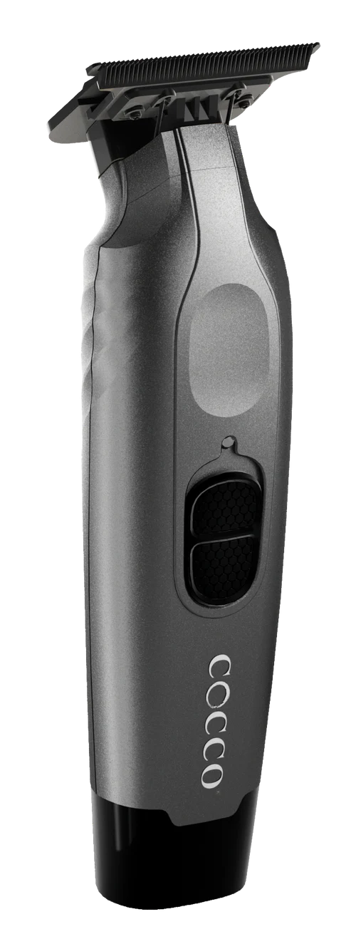 Cocco Veloce Pro Cordless Trimmer w/ Digital Gap Ambassador DLC Blade + Black Charging Stand