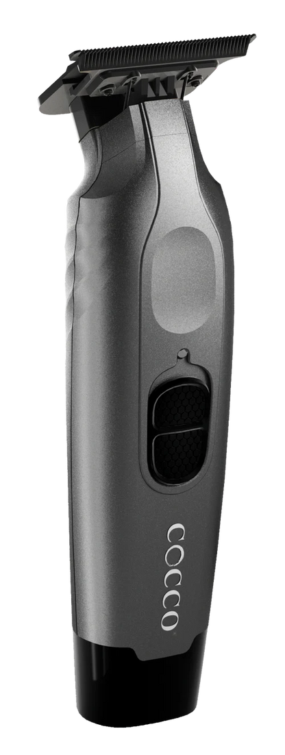 Cocco Veloce Pro Cordless Trimmer w/ Digital Gap Ambassador DLC Blade + Black Charging Stand