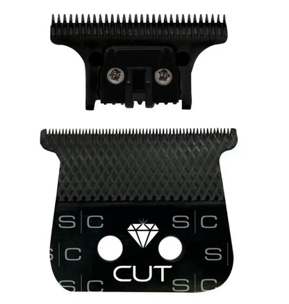 StyleCraft Diamond Cut - Black DLC Trimmer Blade with The One Cutter Blade