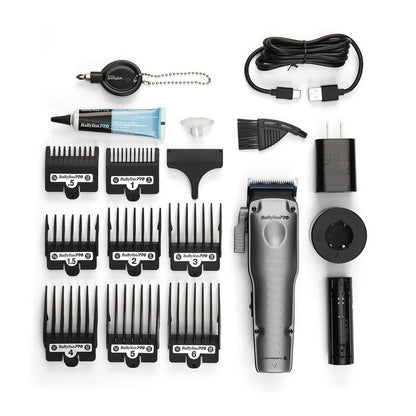 BaBylissPRO FXONE™ Lo-ProFX High Performance Low-Profile Clipper (Silver)