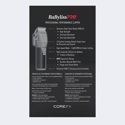 BaBylissPRO COREFX Clipper