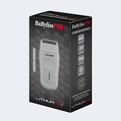 BaBylissPRO LithiumFX+ Limited Edition Grey Cord/Cordless Lithium Ergonomic Double Foil Shaver