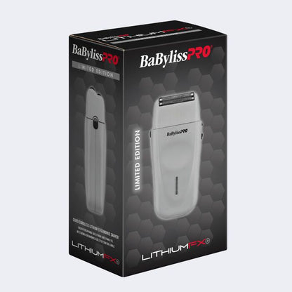 BaBylissPRO LithiumFX+ Limited Edition Grey Cord/Cordless Lithium Ergonomic Double Foil Shaver