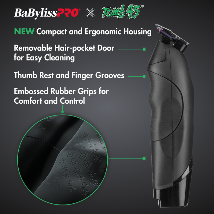 BaBylissPRO x Tomb45® Wireless-Charging Trimmer