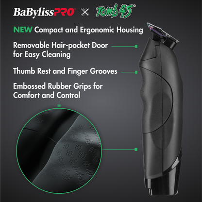 BaBylissPRO x Tomb45® Wireless-Charging Trimmer