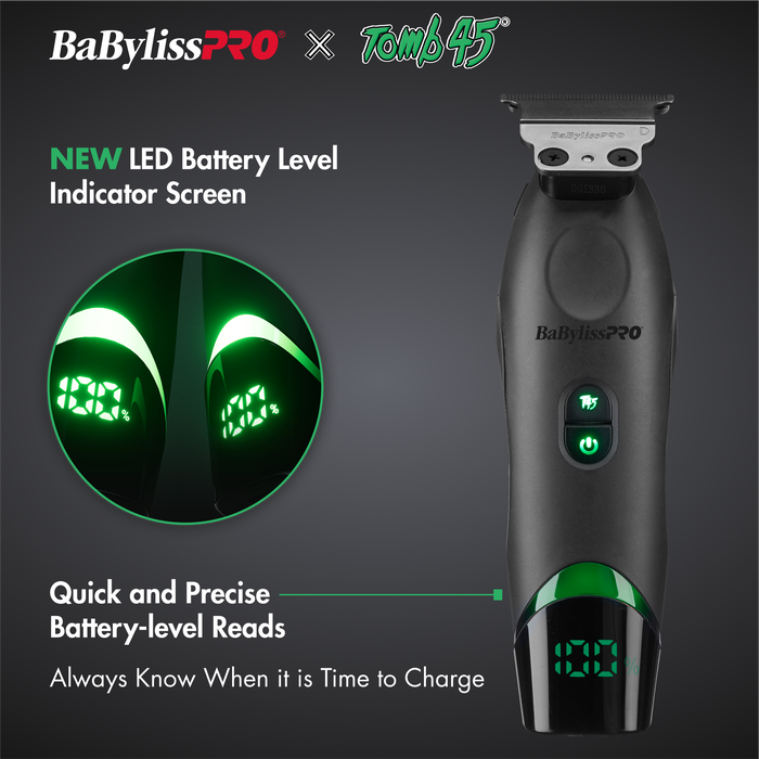 BaBylissPRO x Tomb45® Wireless-Charging Trimmer