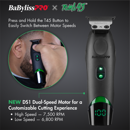 BaBylissPRO x Tomb45® Wireless-Charging Trimmer