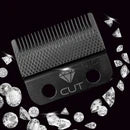 StyleCraft Diamond Cut Fixed Clipper Blade w/ Shallow 2.0 Moving Cutter Set
