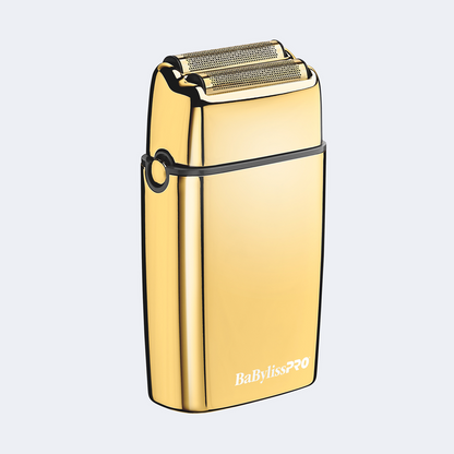 BaBylissPRO FOILFX02™ Cord/Cordless Metal Double-Foil Shaver (Gold)