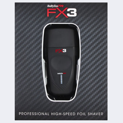 BaBylissPRO FX3 Professional High Speed Foil Shaver