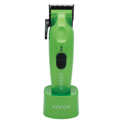 Cocco Hyper Veloce Pro Cordless Clipper w/ Digital Gap Ambassador Graphene Taper Blade + Charging Stand