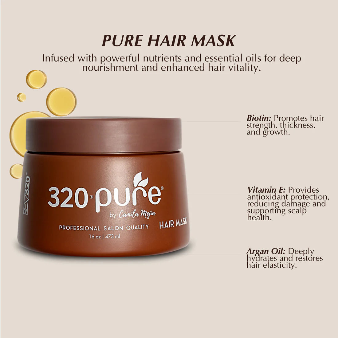 Deep Conditioning Hair Mask for Dry Damaged Hair