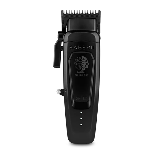 StyleCraft Saber 2.0 Cordless Modular Clipper w/ High-Torque Digital Brushless Motor - Black