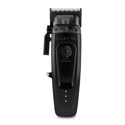 StyleCraft Saber 2.0 Cordless Modular Clipper w/ High-Torque Digital Brushless Motor - Black