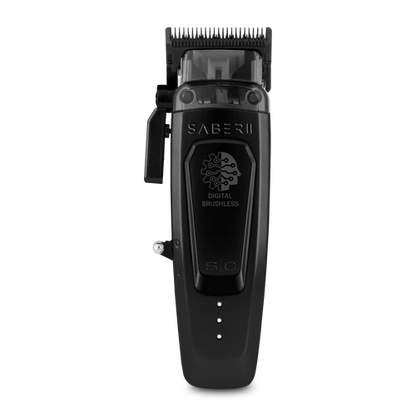 StyleCraft Saber 2.0 Cordless Modular Clipper w/ High-Torque Digital Brushless Motor - Black