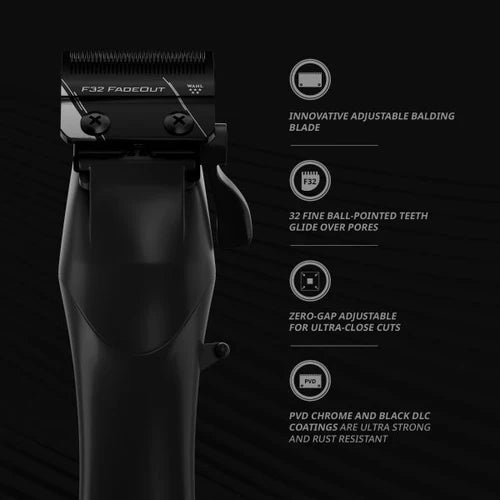 Wahl Professional Vapor Cordless Clipper with F32 FadeOut Blade